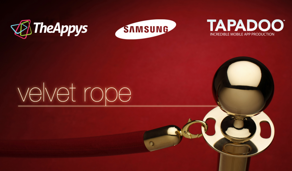Velvet Rope Appys Splash Screen